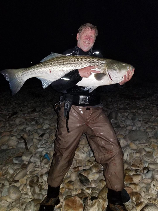 Montauk Striperd Bass @ 38 Pounds - June 2019